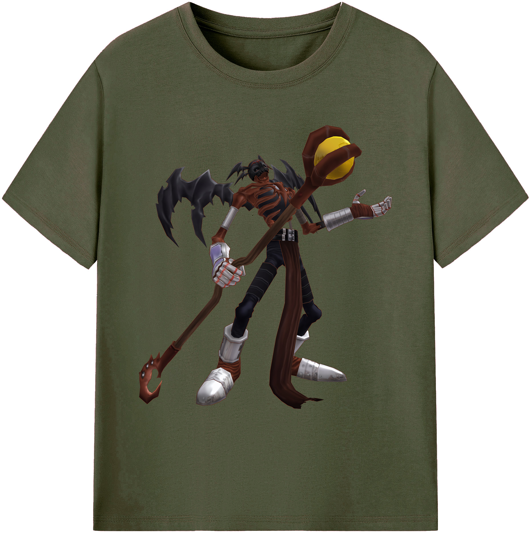 （画像用） Digimon デジタルモンスター/デジモン 綿100％ メンズ半袖Tシャツ｜肌触りやわらか＆通気性
